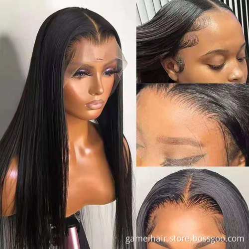 wigs wholesale prices vendors virgin raw european micro loop extensions 40 inch full lace front wig straight human hair